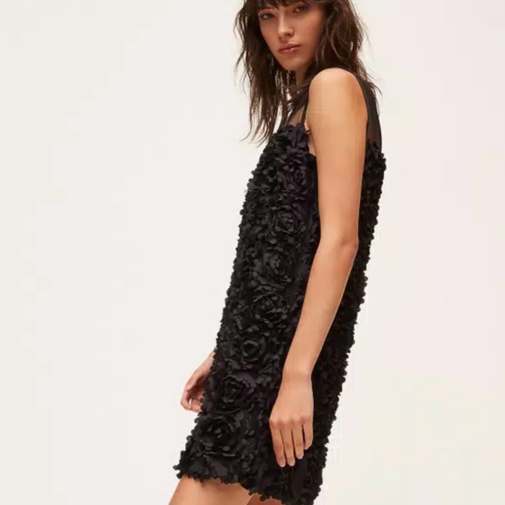 ❤️ NEW Twin-Set Black Floral Dress mini